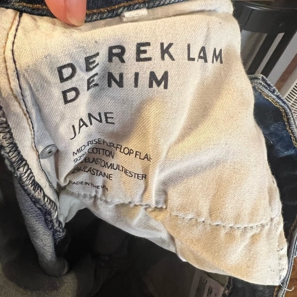 Derek Lam 10 Crosby Jane Embroidered Ankle Jeans 28 - Picture 16 of 16